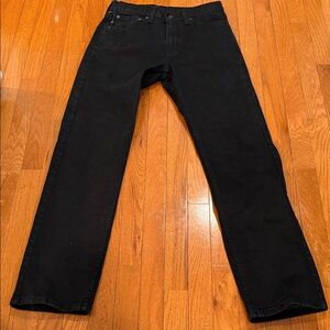 Levi's Black Straight Jeans - Classic Fit